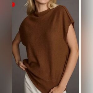 Anthropologie mock neck cloud sweater